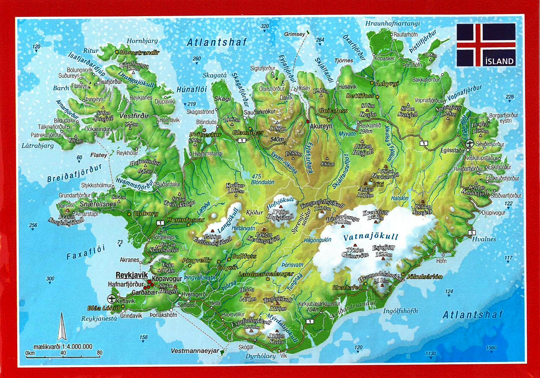 Iceland 3D Postcard