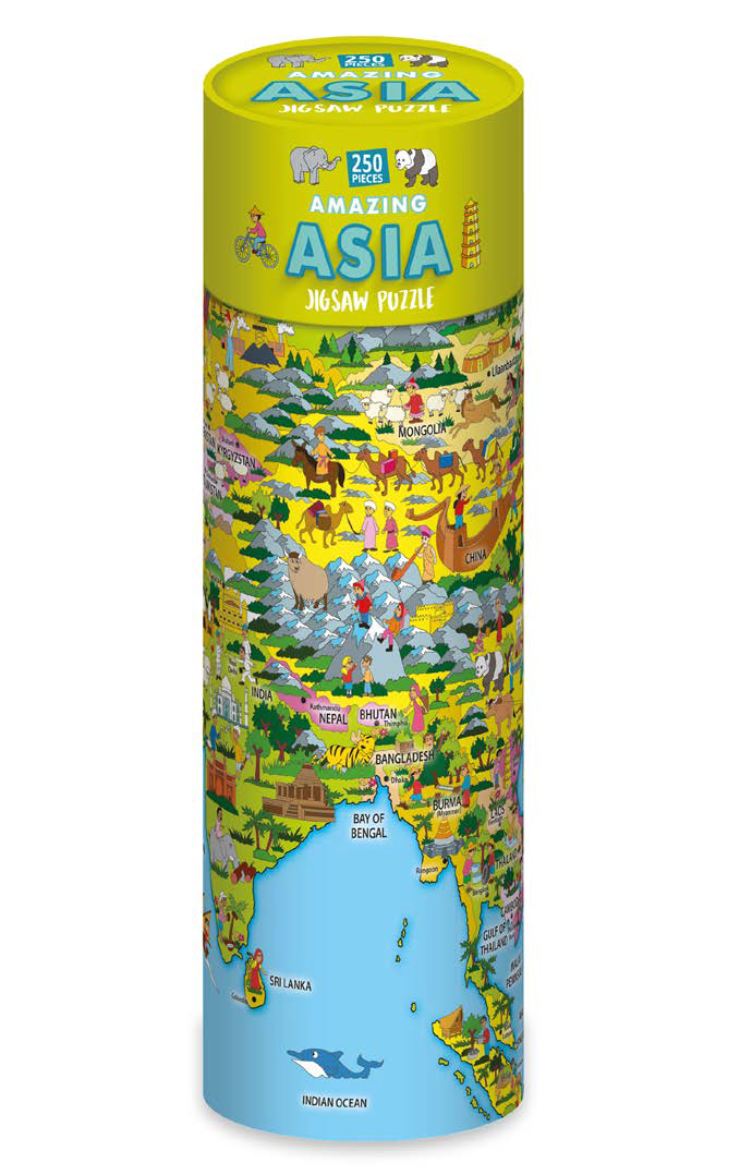 Amazing Asia in a tube 250 pieces
