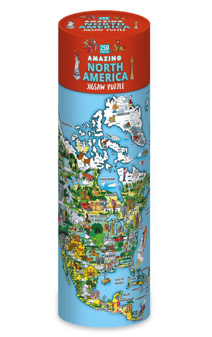 Amazing North America in a tube 250 pieces