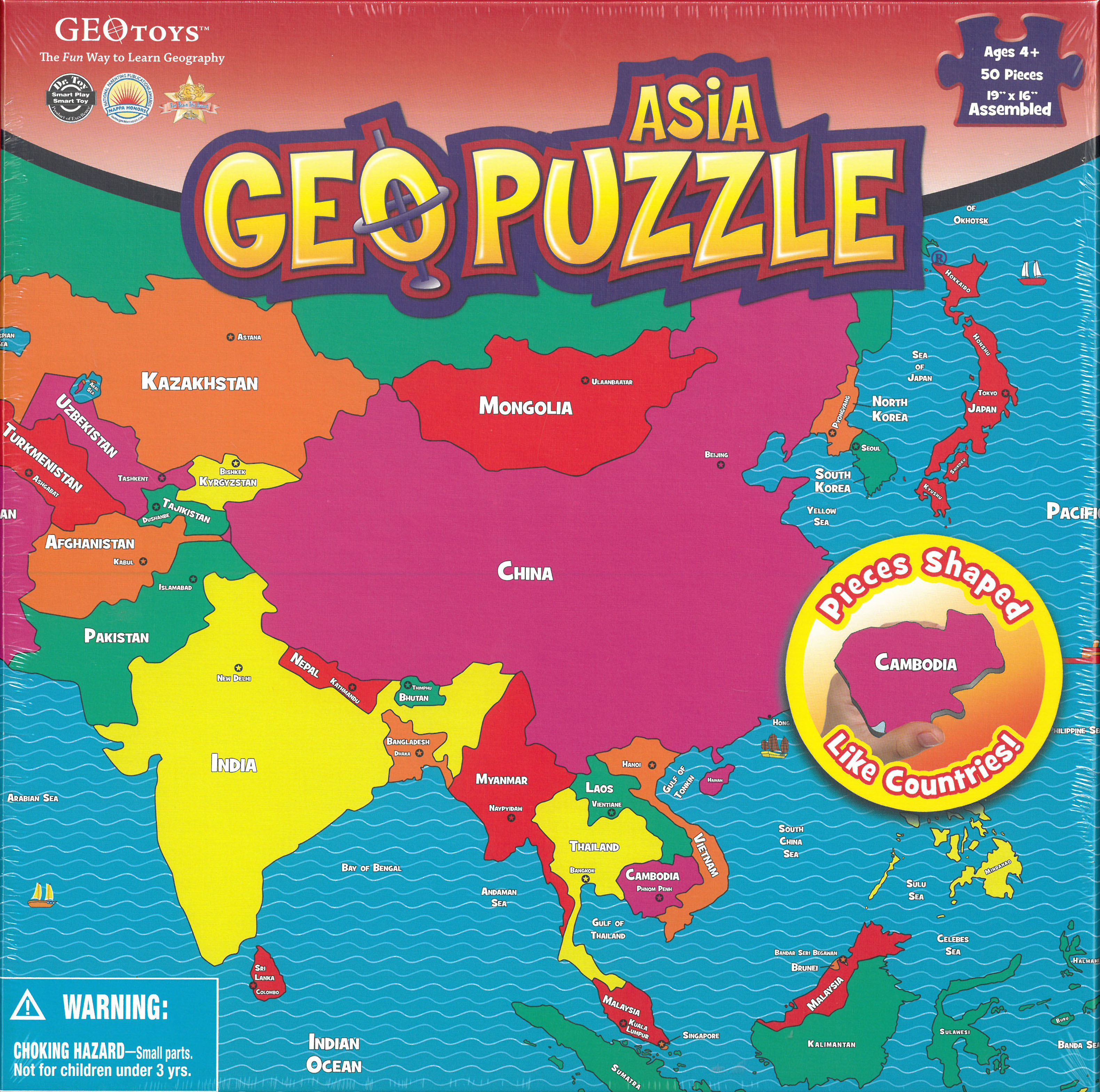Geopuzzel Asia