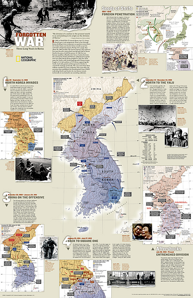 Korea North & South the forgotten war
