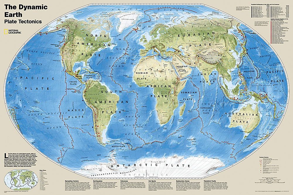 Dynamic earth plate tectonics