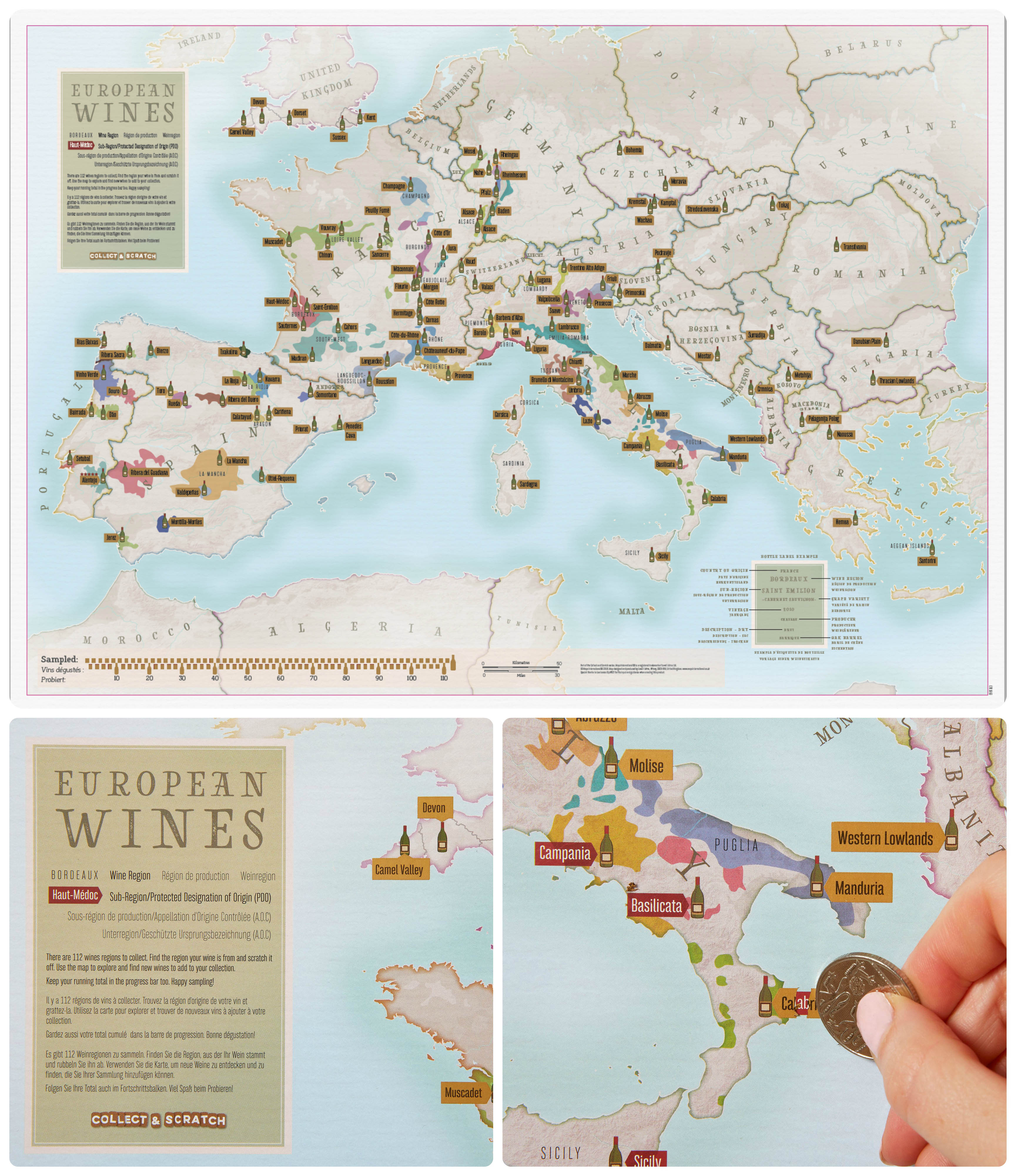Europe Wines Collect & Scratch